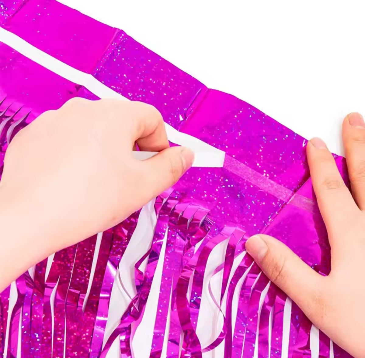 1/2/3 Meters Party Backdrop Tinsel Curtain