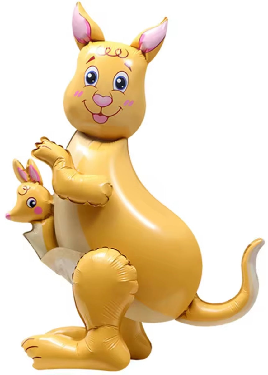 Jungle Birthday Party Supplies 4D Walking Balloons Safari Animal Foil Balloon Lion Giant Balloons Kids Animal Theme Party