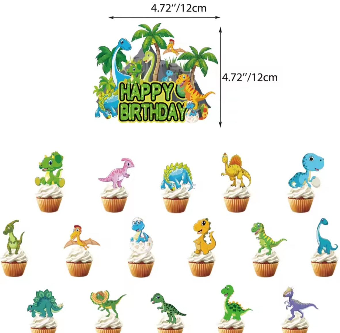 Children's Cartoon Dinosaur Party Supplies
