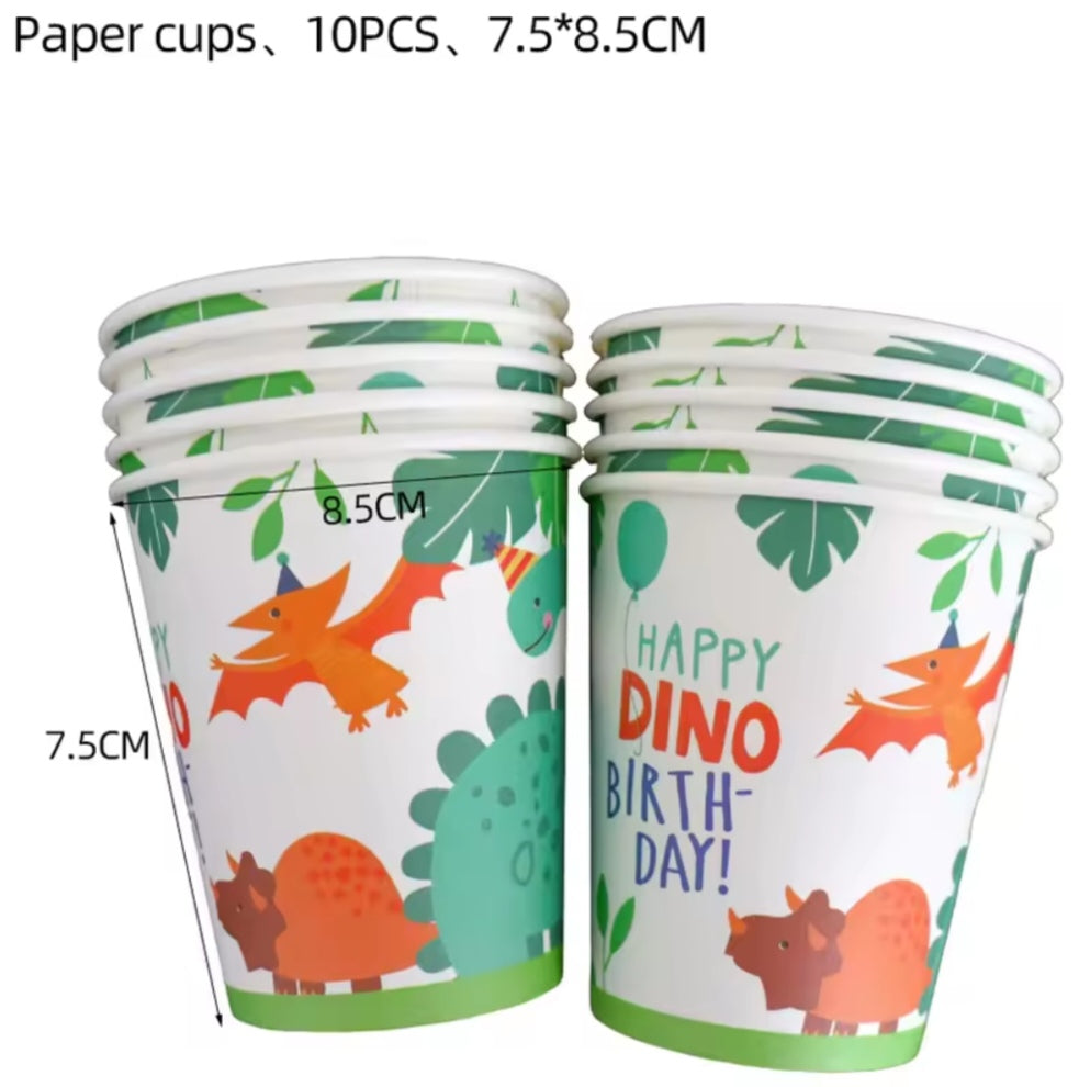 Children's Cartoon Dinosaur Party Supplies