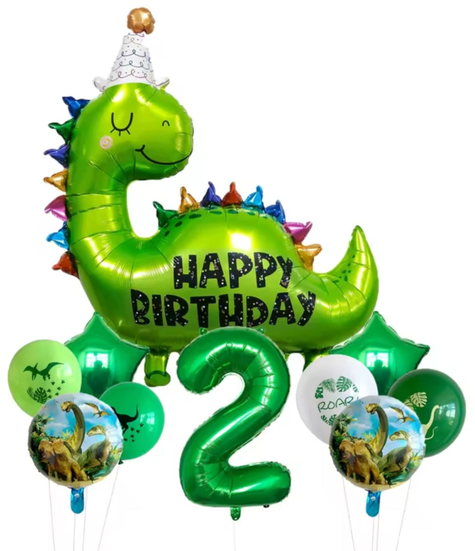 Happy Birthday Dinosaur Foil Balloons