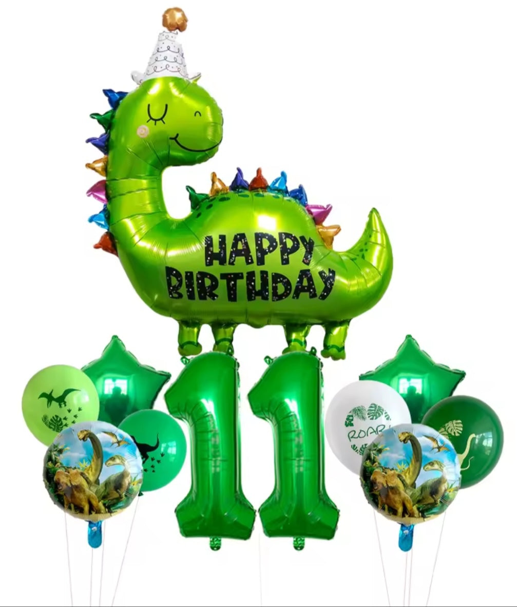 Happy Birthday Dinosaur Foil Balloons