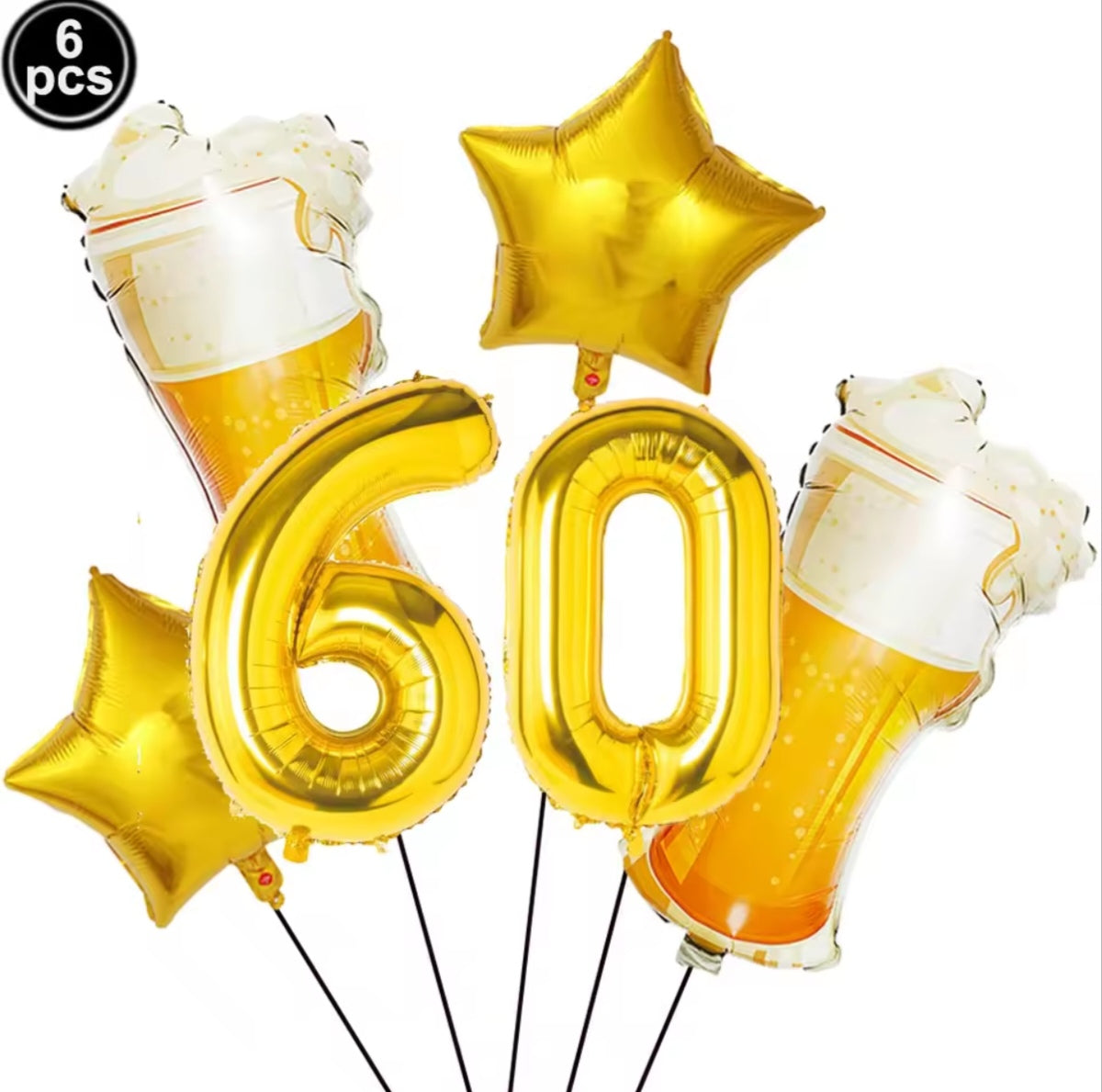 60th Birthday party supplies