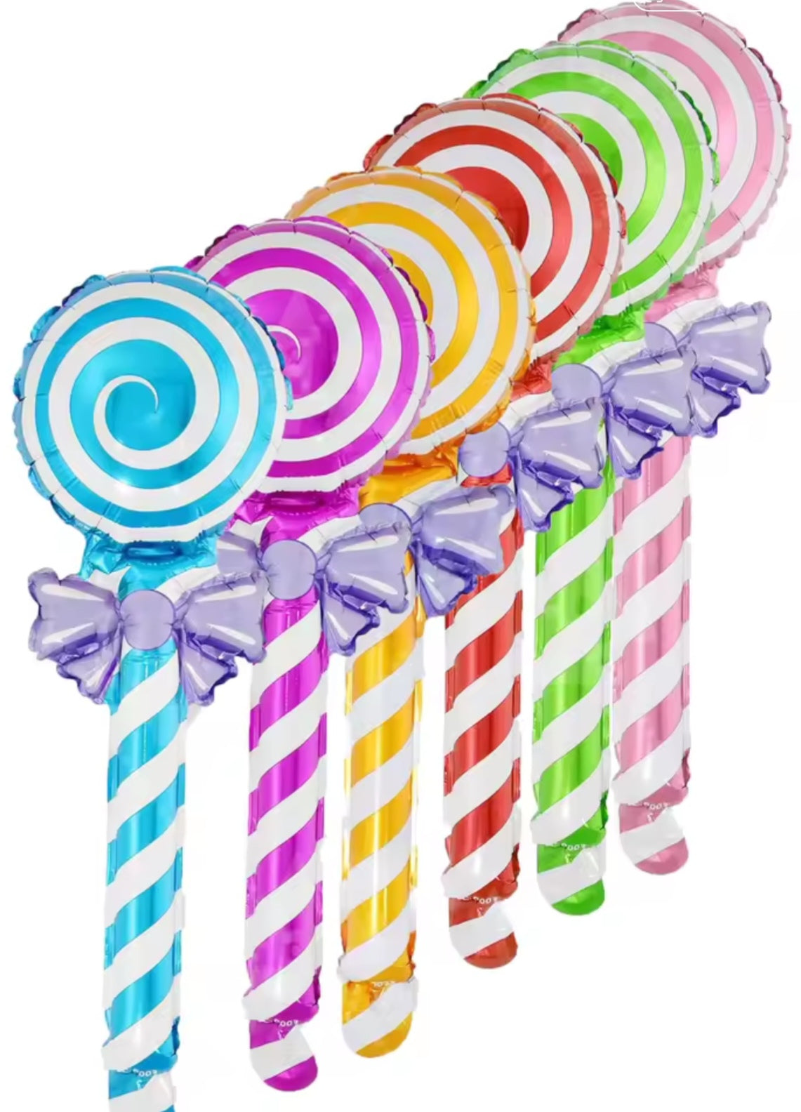 6pcs Hands Lollipop Foil Balloons