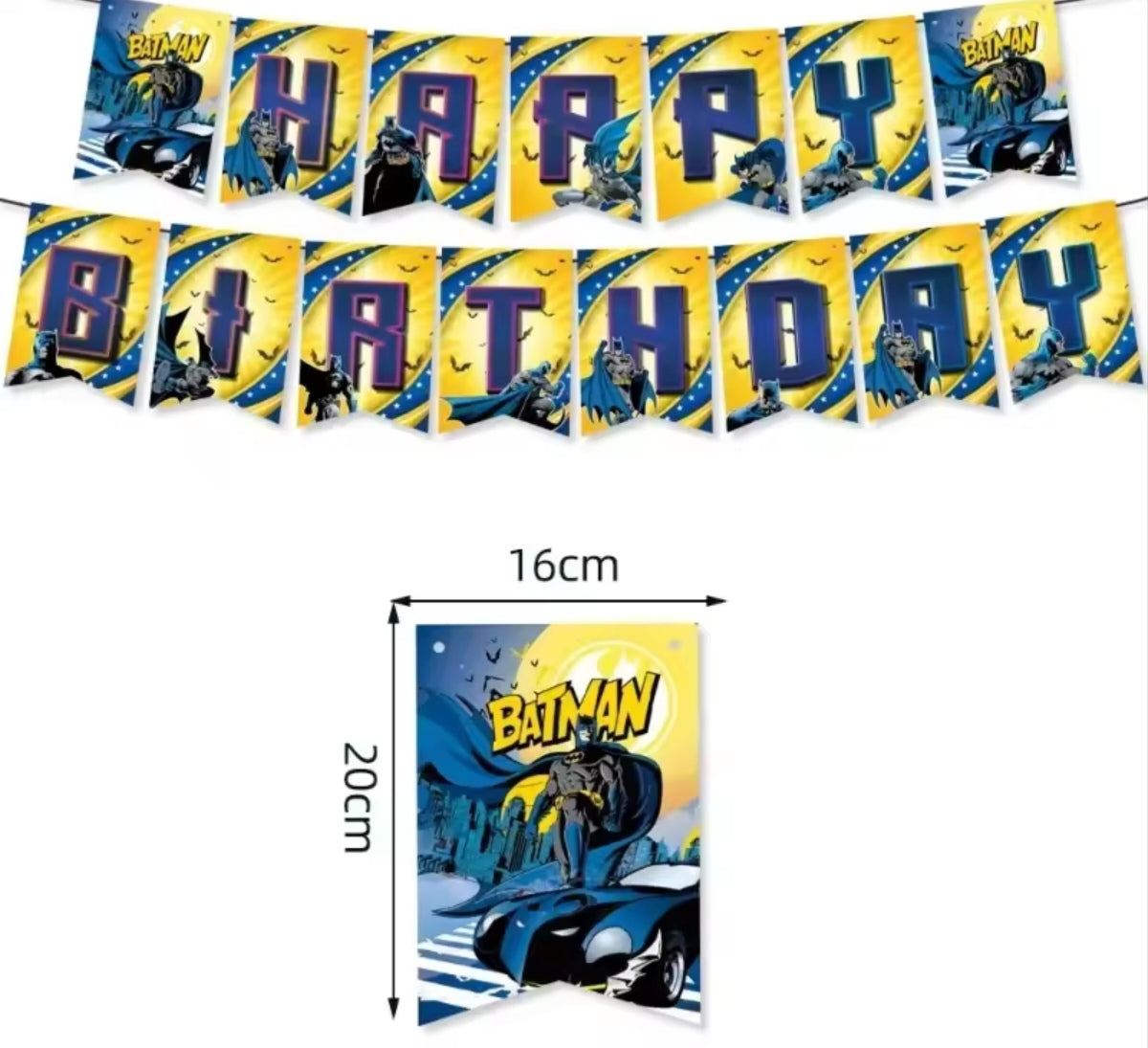 Marvel-Batman Birthday Party Supplies