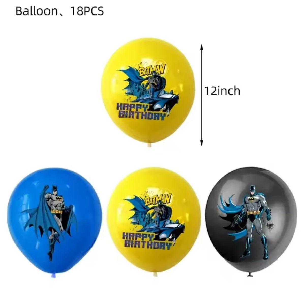 Marvel-Batman Birthday Party Supplies