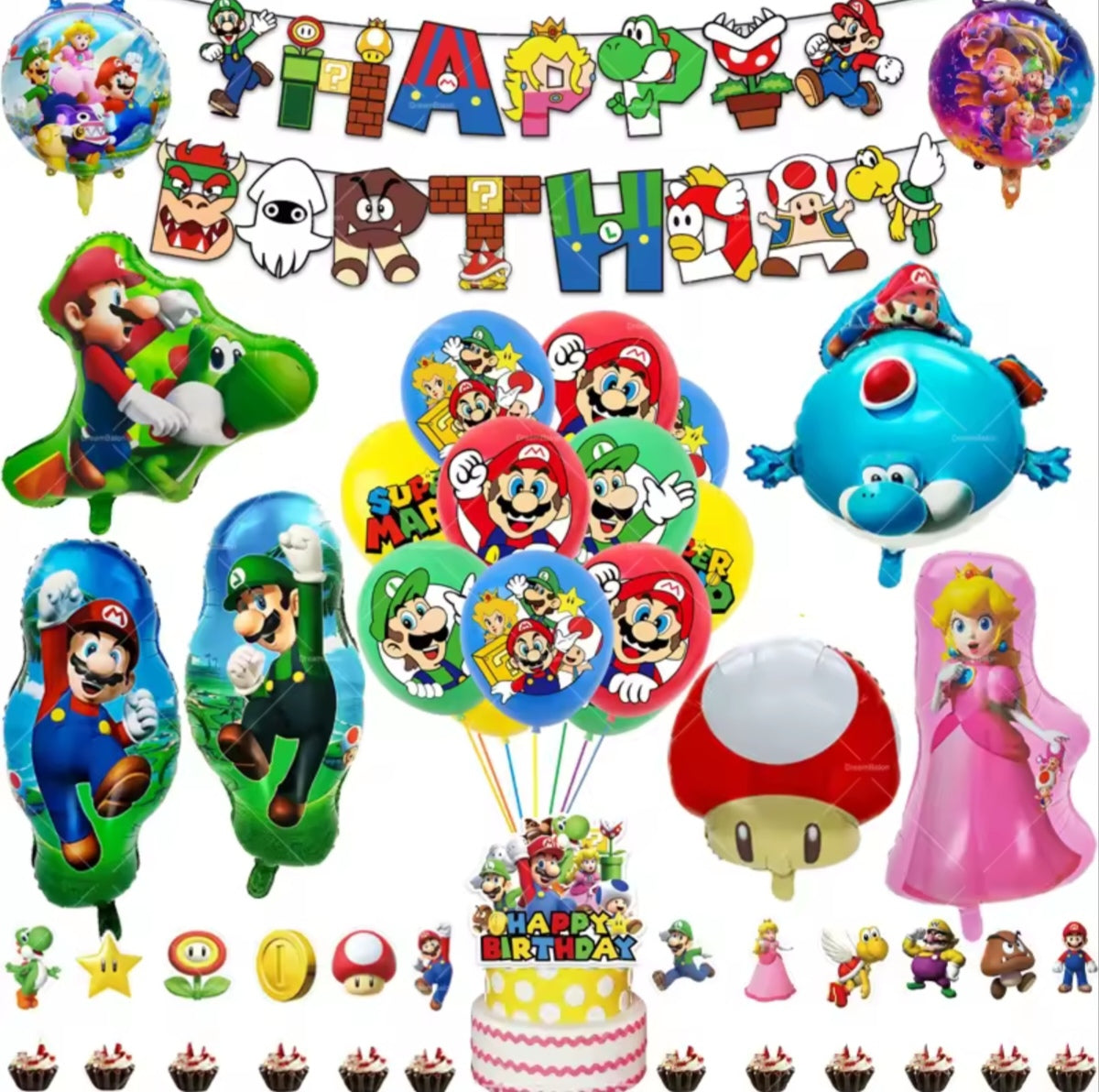 Super Mario Party Supplies