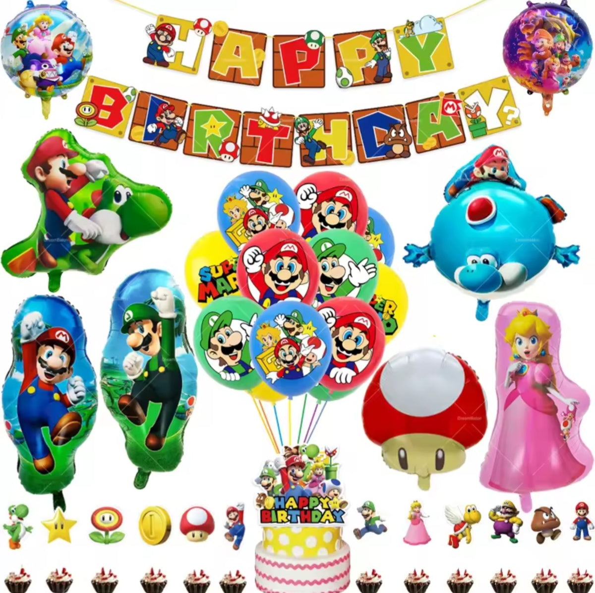 Super Mario Party Supplies
