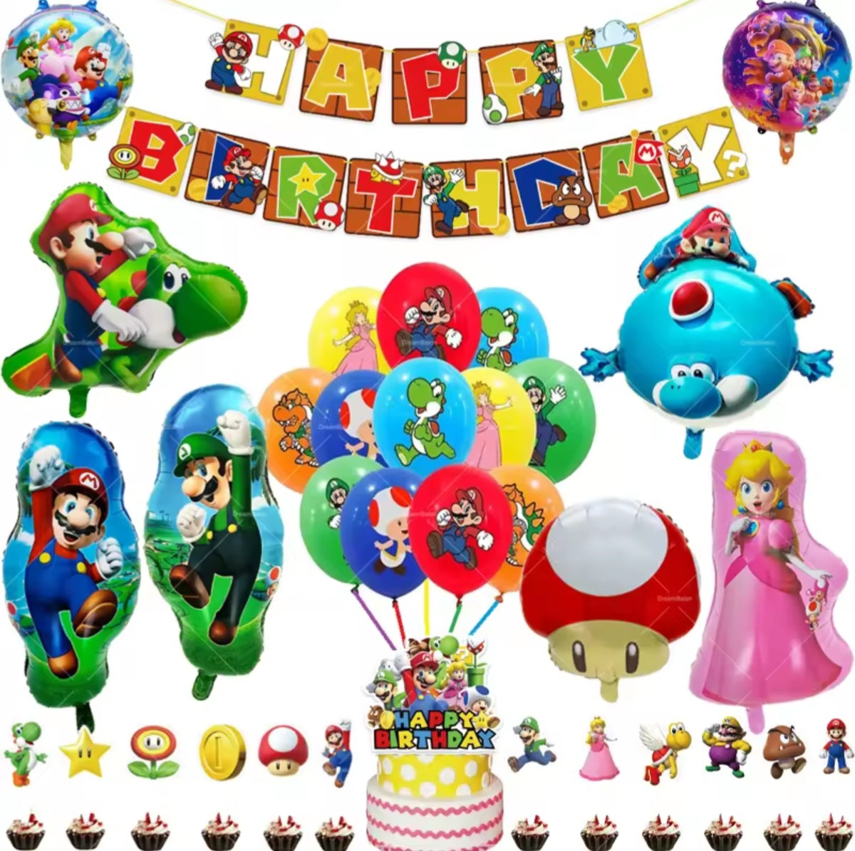 Super Mario Party Supplies