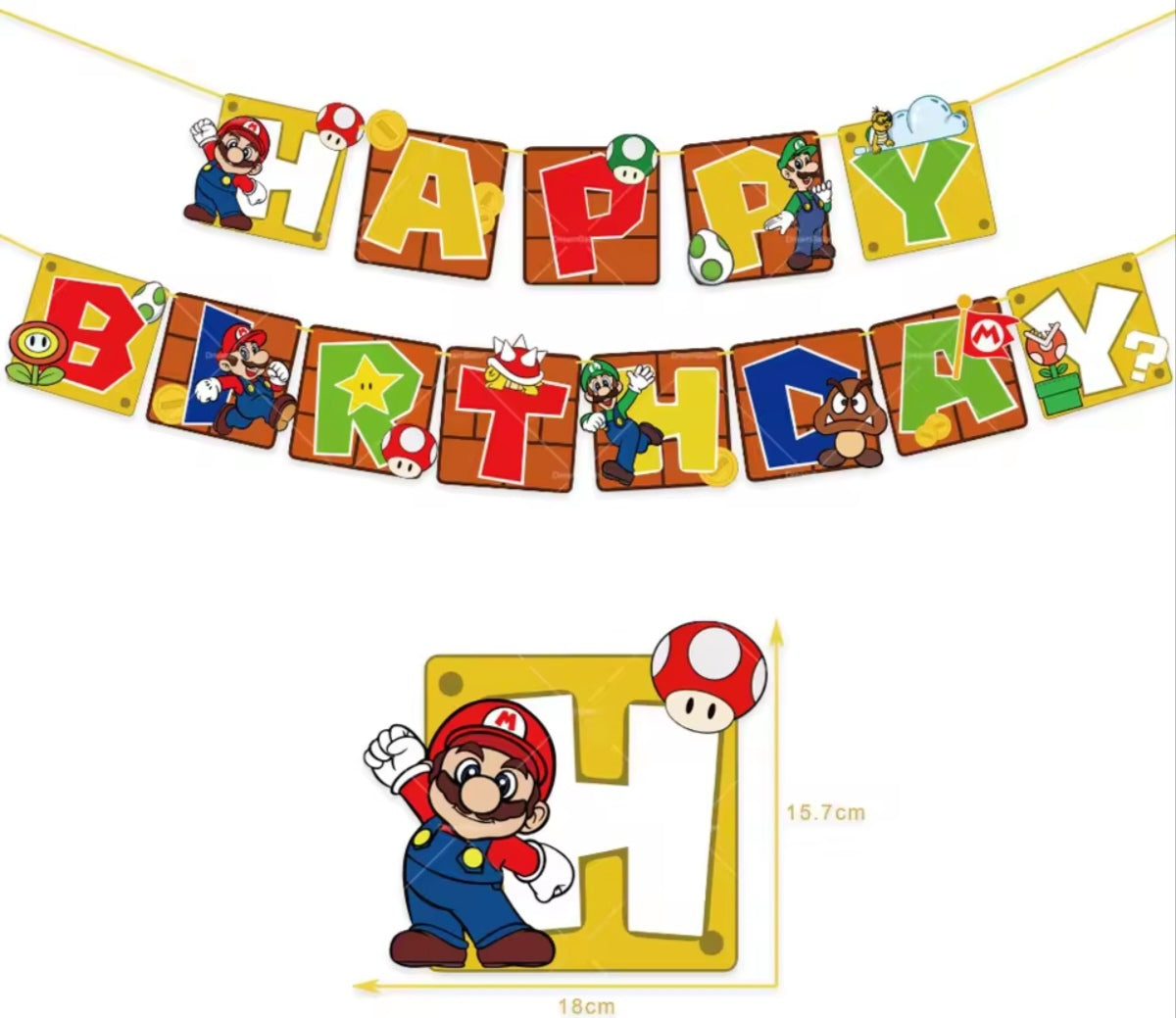Super Mario Party Supplies